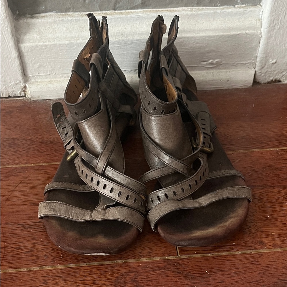 Women's Grey Gladiator Sandals